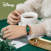 Disney 迪士尼 手表女時尚簡約防水鋼帶石英腕表高中學生女士方形手表MK-11322RG1