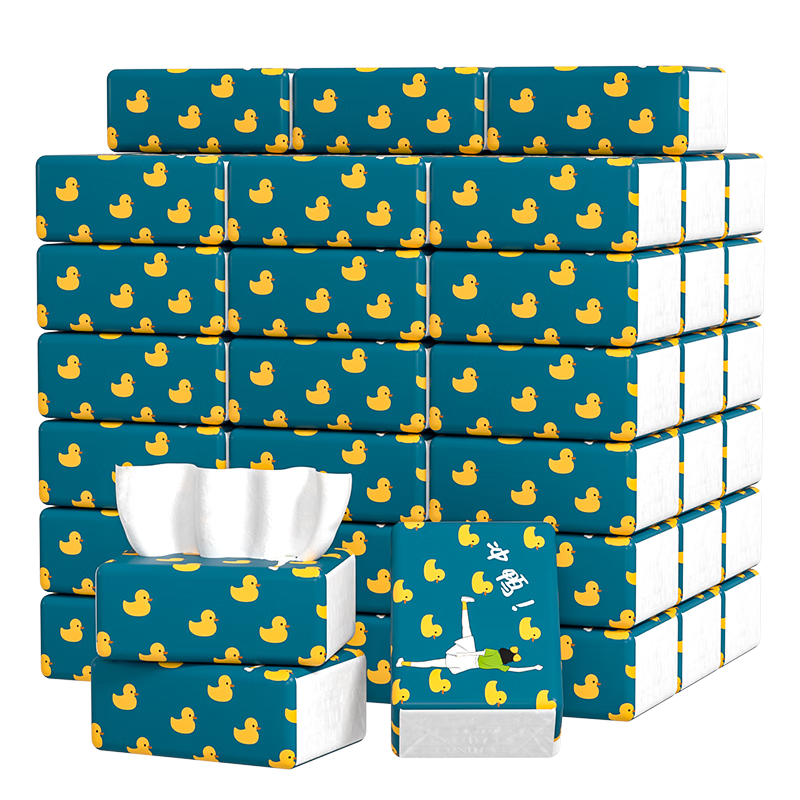 竹叶情抽纸卫生纸家庭实惠装厕纸擦手纸 1包【168张】