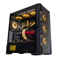 玩嘉 玩家绝尘360黑色 超高兼容性 电脑机箱 E-ATX/ATX主板/360水冷/钢化玻璃全侧/4090显卡