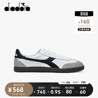 diadora 迪亚多纳 24春Saunter OG款复古百搭牛皮革休闲鞋德训鞋 白/黑N6876 43