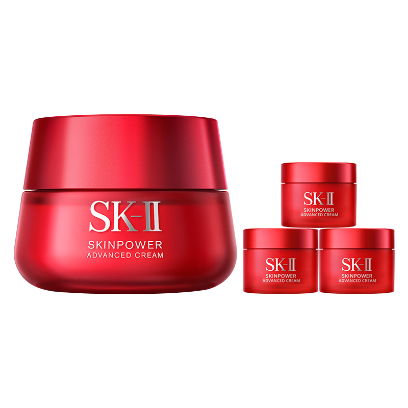 SK-II 赋能焕彩精华霜（50g+15g×3）大红瓶滋润型