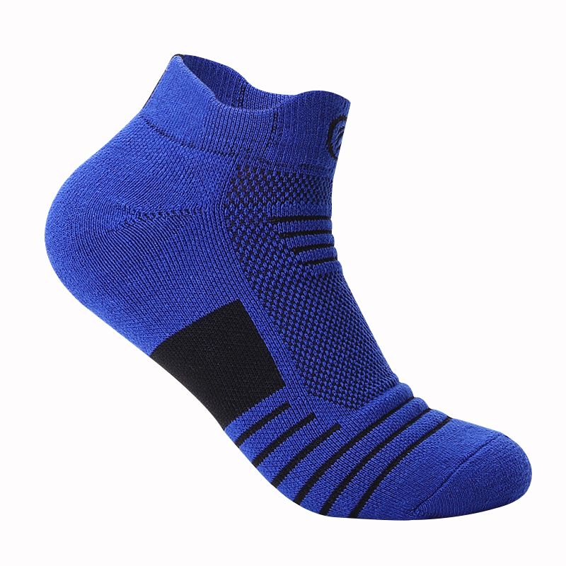 运动袜子男士 6双短筒专业篮球袜吸汗透气跑步毛巾底加厚长袜
