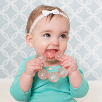 infantino 婴蒂诺 婴儿摇铃情绪安抚出牙护理牙龈按摩啃咬水牙胶
