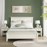 HARBOR HOUSE HarborHouse美式实木床现代简约复古风主卧双人床经济大床Y床头柜