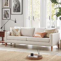 HARBOR HOUSE 美式布艺沙发a小户型现代简约家用客厅实木组合沙发