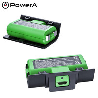 PowerA XBOX SERIES S|X兼容XBOX ONE S AND X无线游戏手柄电池 1100ma双电池+充电数据线 支持边充边玩