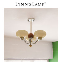 立意 Lynn's立意 中古包豪斯客厅吊灯 餐厅房间法式实木复古主卧美式灯