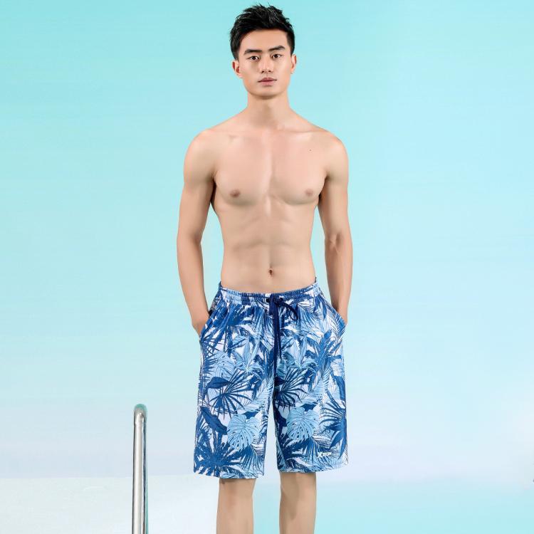 男士泳裤 可下水宽松防尴尬大码沙滩裤时尚海边度假运动游泳裤