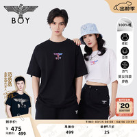 BOY LONDON【霓虹光翼】夏季短袖T恤彩色翅膀薄荷曼波浪漫N01055 白色 XL