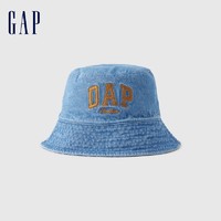 【DAP联名系列】Gap男女装2024春季牛仔渔夫帽遮阳帽890852