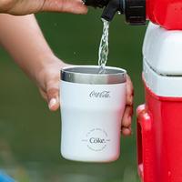 可口可乐联名咖啡杯320ml不锈钢马克杯保温杯带盖便携水杯
