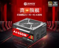 美商艾湃電競 AJ-650M 金牌全模組電源 額定650W