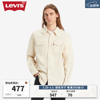 Levi's李维斯24春季男士复古牛仔衬衫 杏色 XL