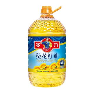 MIGHTY 多力 多多：多力 压榨葵花籽油4L 家用新鲜食用油新老包装