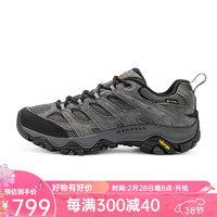 迈乐（Merrell）MERRELL迈乐户外徒步鞋男MOAB3 GTX低帮透气防水耐磨防滑登山鞋 灰色 42