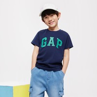 Gap 盖璞 儿童经典LOGO纯棉短袖T恤