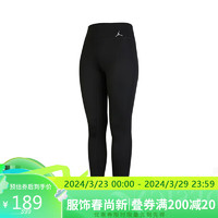 耐克（NIKE）女子 运动裤AS W J SPT LEGGING运动服DQ4449-010 黑色 XL码