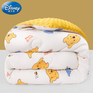 Disney baby 迪士尼宝宝（Disney Baby）婴儿童被子豆豆毯安抚被A类春秋季被芯幼儿园午睡新生儿床上用品毛毯盖被褥3斤 维尼