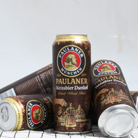 PAULANER 保拉纳 德国原装进口保拉纳/柏龙黑啤酒罐装24听*500ml宝来纳黑啤酒