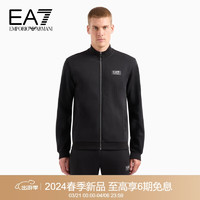 EMPORIO ARMANI 24早春EA7男装长袖立领运动卫衣外套 S