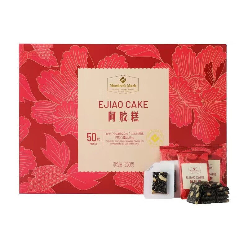 会员制仓储店 MEMBER'S MARK MM会员制仓储店 MEMBER'S MARK阿胶糕250g(50片)  滋补调理气血
