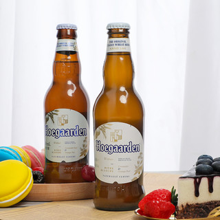 Hoegaarden 福佳 比利时进口福佳白Hoegaarden福佳白珊瑚柚玫瑰啤酒330ml*24瓶整箱