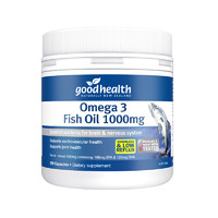 goodhealth 好健康 新西兰深海鱼油软胶囊DHA欧米伽3无腥味中老年人150粒