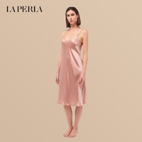 LA PERLA 女士睡衣SILK奢华真丝吊带中长款睡裙可外穿