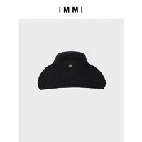IMMI23夏季宽帽檐渔夫帽131HT001X 黑色 F