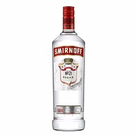 SMIRNOFF 斯米诺 品牌直供 Smirnoff Vodka斯米诺伏特加红牌洋酒皇冠伏特加 小鸟 700mL 1瓶
