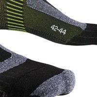 X-SOCKS 马拉松4.0纵向螺旋运动袜 跑步运动袜长筒小腿压缩袜