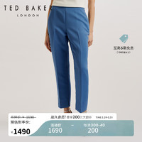 Ted Baker【质感静奢】TED BAKER2024春季女士纯色通勤直筒西裤274297A 蓝色 1
