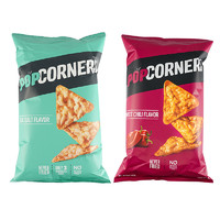 88VIP：POPCORNERS 哔啵脆 海盐味+甜辣味玉米脆142g*2袋膨化食品休闲零食