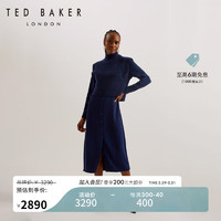 Ted Baker2024春季女士可拆卸针织背心长款连衣裙272870A 藏青色 0