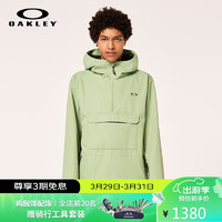 OAKLEY欧克利连帽外套户外装备防风专业滑雪服 嫩绿色 L