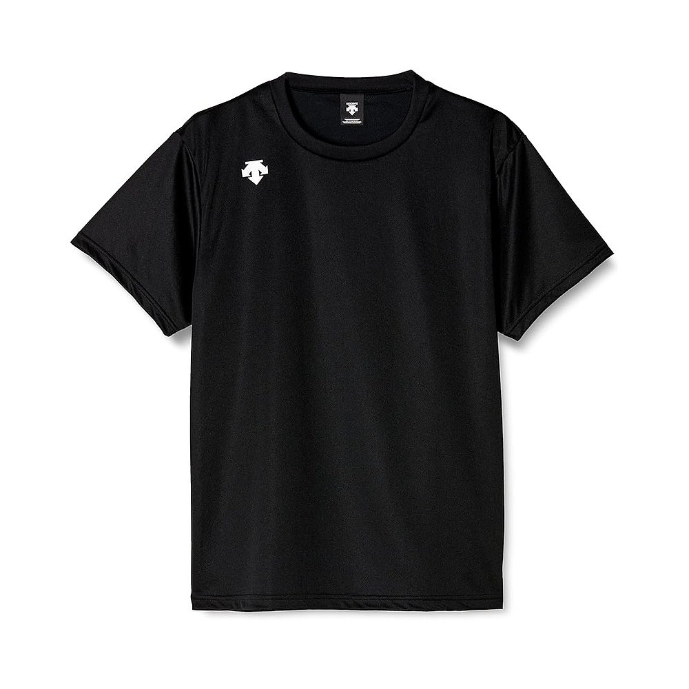【】Descente 运动短袖T恤DMC-5801B 黑色 L男款