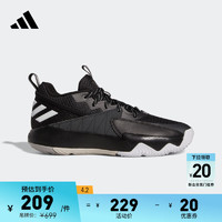adidas阿迪达斯利拉德CERTIFIED男女签名版实战篮球运动鞋 黑/灰/白 46(285mm)