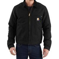 Carhartt Men's Relaxed Fit Duck Blanket-Lined Detroit Jacket