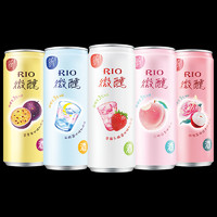 RIO 銳澳 預調雞尾酒微醺6口味330ml*6罐果酒低度氣泡酒