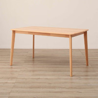 NITORI宜得利家居 家具 日式实木餐桌长方形饭桌 克莱CNT-01 135 自然色