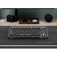 補貼購、百人團：MIIIW 米物 BlackIO 三模線機械鍵盤 83鍵 暗銀 MX水母軸 RGB