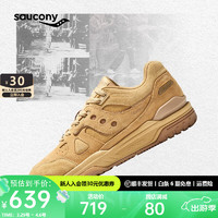 Saucony索康尼CROSS 90板鞋春季休闲板鞋男运动鞋子男女同款 卡基25 40