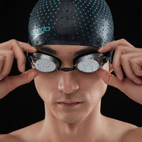 速比涛（Speedo）泳镜男女同款 款游泳训练比赛运动装备平光游泳眼镜 8-09648F986 MISC