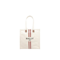 黑卡会员：BALLY 巴利 女士包袋帆布配皮单肩斜挎包WAE057