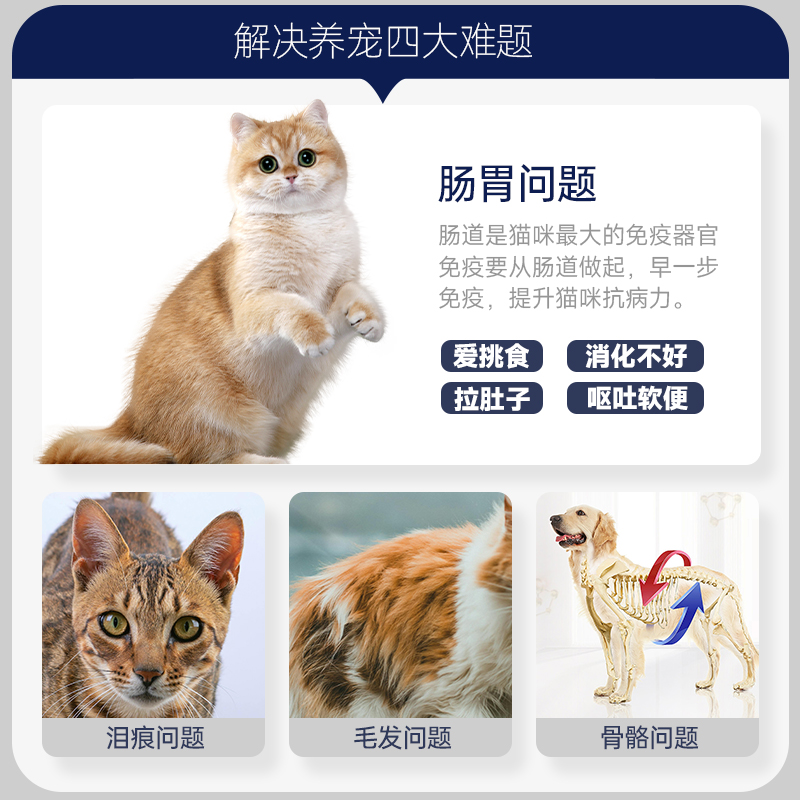 RAMICAL 雷米高 猫咪狗狗营养品强力液体钙100ml*4瓶