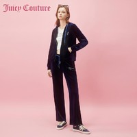 Juicy Couture 橘滋 暗夜辉煌logo烫钻女式休闲裤