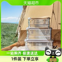 88VIP：Naturehike 挪客鋁合金收納箱戶外露營折疊箱帳篷燈具餐具燒烤收納