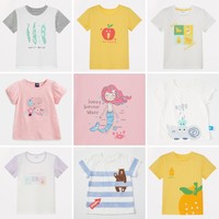 【4-8岁】丽婴房男童儿童夏款短袖女童T恤中小童卡通t恤-淘5