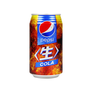 pepsi 百事 可乐日本进口生可乐 340ml*4罐