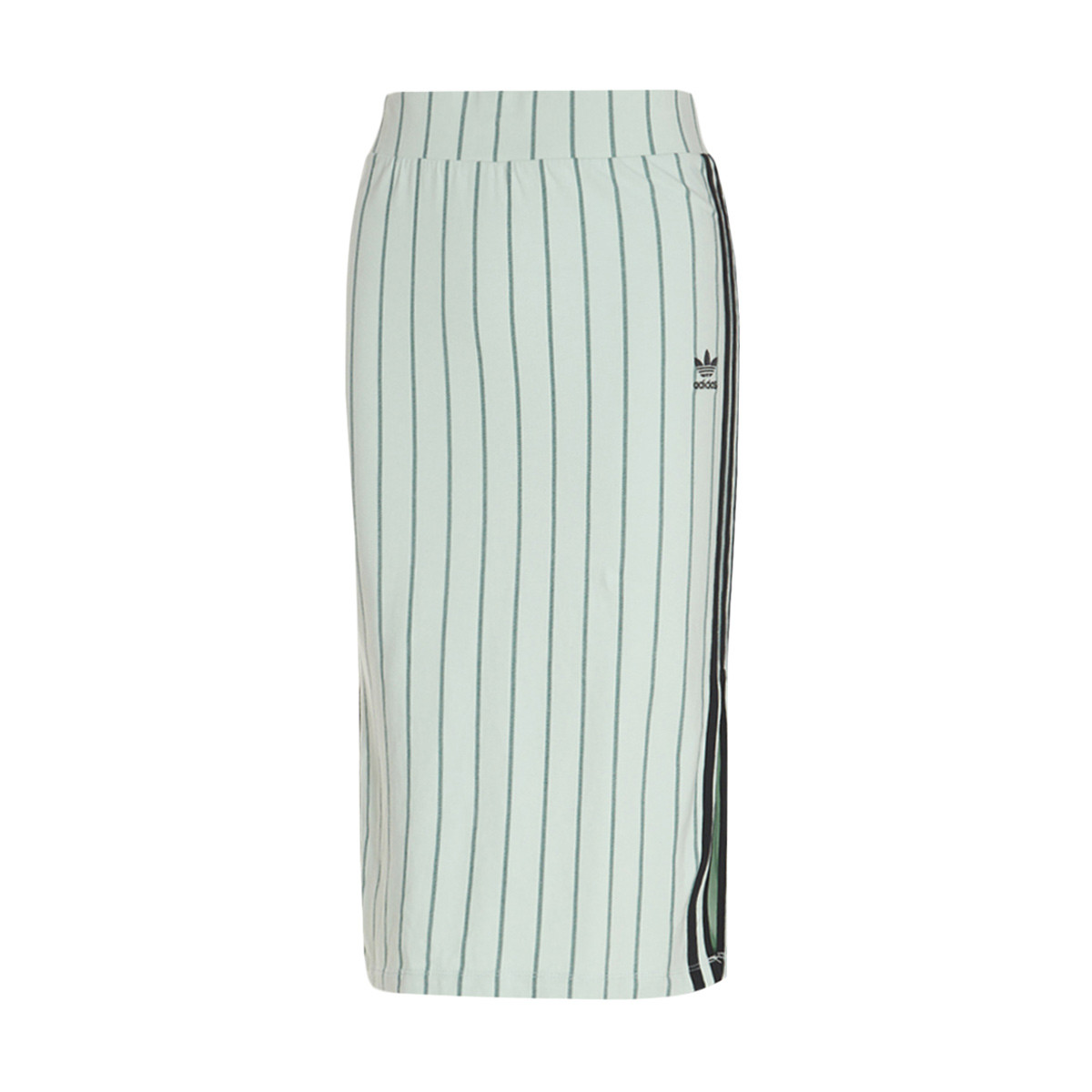 阿迪达斯 adidas三叶草气质简约时尚百搭女款半身裙直筒裙开叉裙
